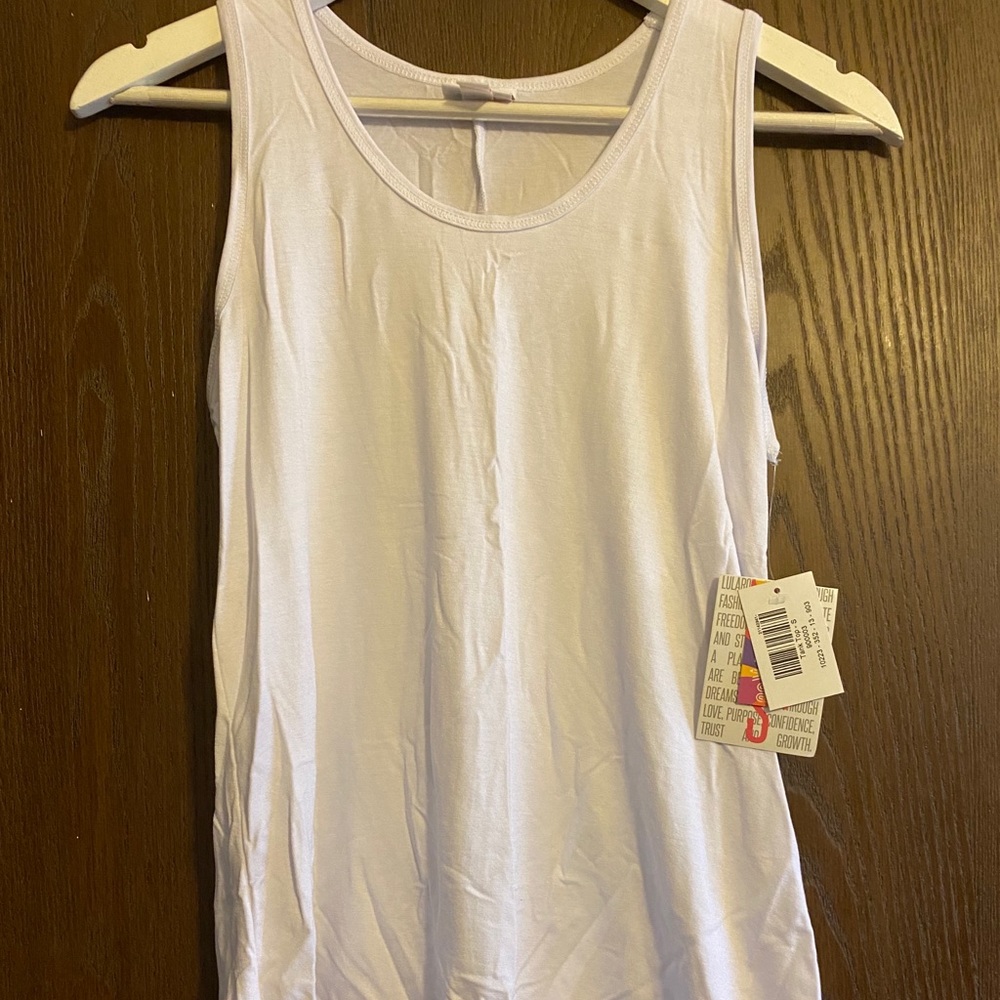 Lularoe White Tank Top